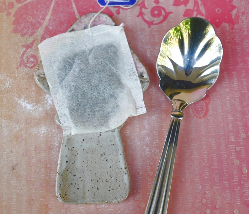 Mushroom teaspoon rest. Amanita mushroom tea bag rest. Mushroom trinket dish. Mushroom ring holder. Chopstick rest. Tea light holder