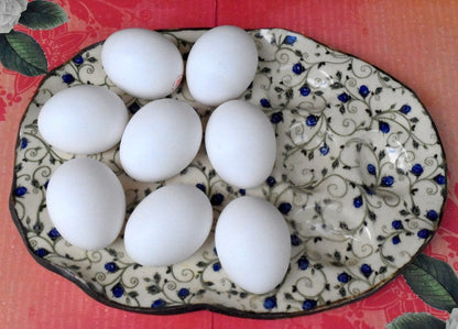 Deviled egg tray. Ceramic egg tray. Egg tray. Deviled egg holder. Egg holder. Egg tray. Deviled egg platter.