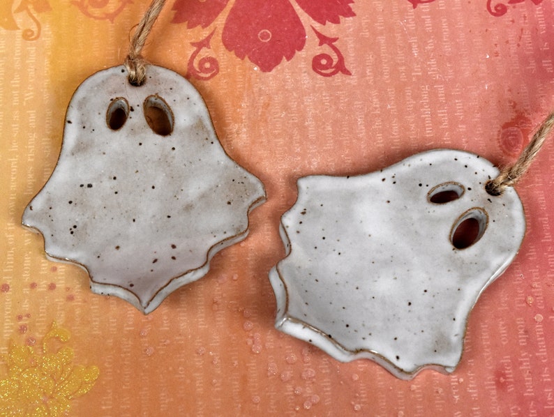 Spooky ornament. Halloween decoration. Halloween door decoration. Ghost ornament. Spooky decorations.