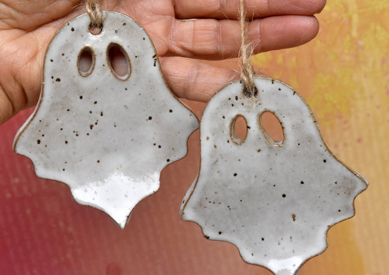 Spooky ornament. Halloween decoration. Halloween door decoration. Ghost ornament. Spooky decorations.