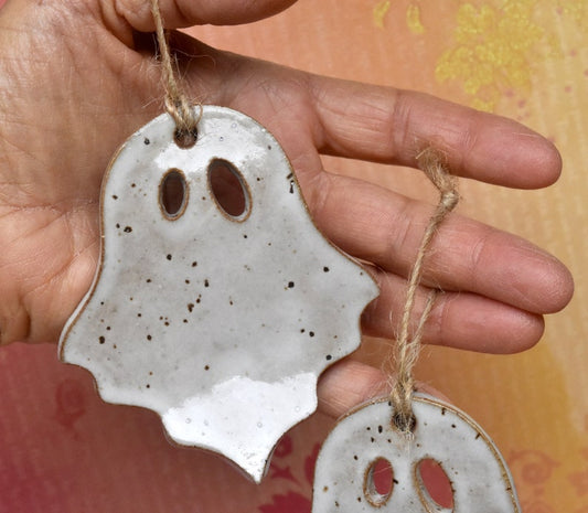 Spooky ornament. Halloween decoration. Halloween door decoration. Ghost ornament. Spooky decorations.