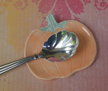 Tea bag rest. Teaspoon rest. Thanksgiving Pumpkin ring holder. Chopstick rest. Thanksgiving trinket dish. Pill holder. Tea light holder.