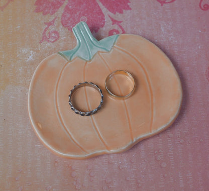 Tea bag rest. Teaspoon rest. Thanksgiving Pumpkin ring holder. Chopstick rest. Thanksgiving trinket dish. Pill holder. Tea light holder.