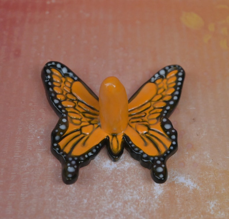 Butterfly ring holder. Monarch ring holder. Ceramic ring holder. Moth ring holder. Wedding ring holder. Butterfly ring storage