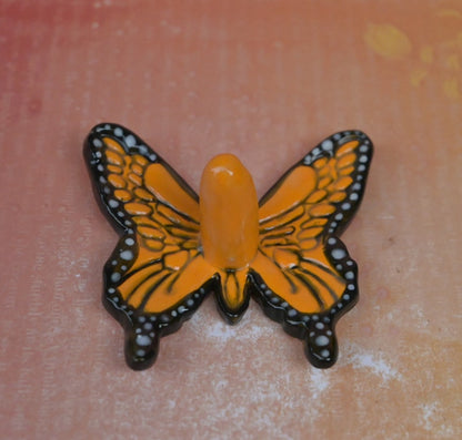 Butterfly ring holder. Monarch ring holder. Ceramic ring holder. Moth ring holder. Wedding ring holder. Butterfly ring storage