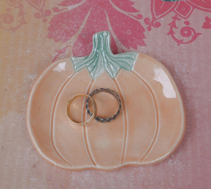 Halloween tea bag rest. Teaspoon rest. Thanksgiving Pumpkin ring holder. Chopstick rest. Trinket dish. Pill holder. Tea light holder.