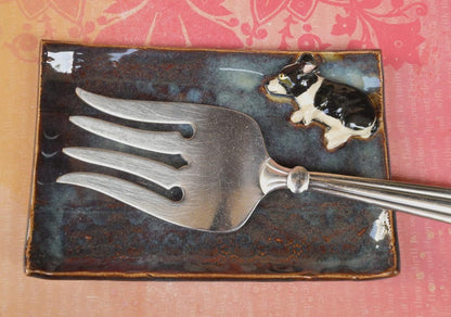 Corgi soap holder. Jewelry holder. Dog spoon rest. Corgi ring holder. Dog ring holder. Puppy plate. Corgi plate. Spoon rest. Tea bag rest